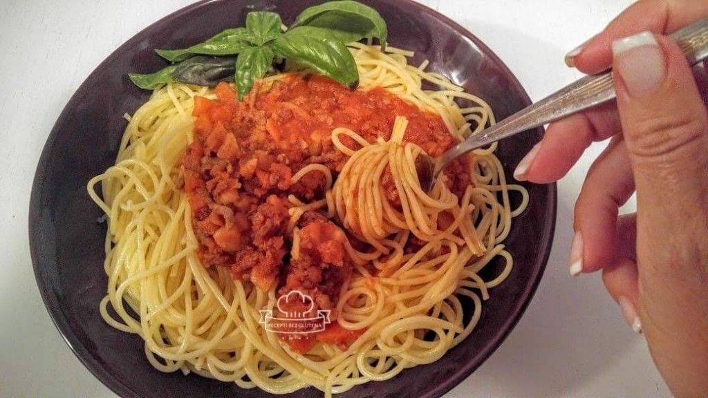 Bolognese umak sa špagetima Recepti bez glutena by Vio